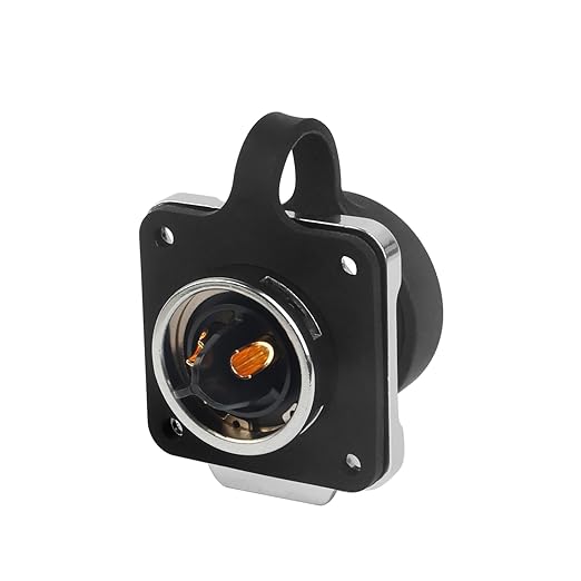 CNLINKO LP20 Reverse Mount 3-Pin Waterproof Circular Electrical Connector, IP68 Female Plug Male Socket for Automotive Machinery and Outdoor Use Quick Connect Aviation Connector (Plastic Plug)