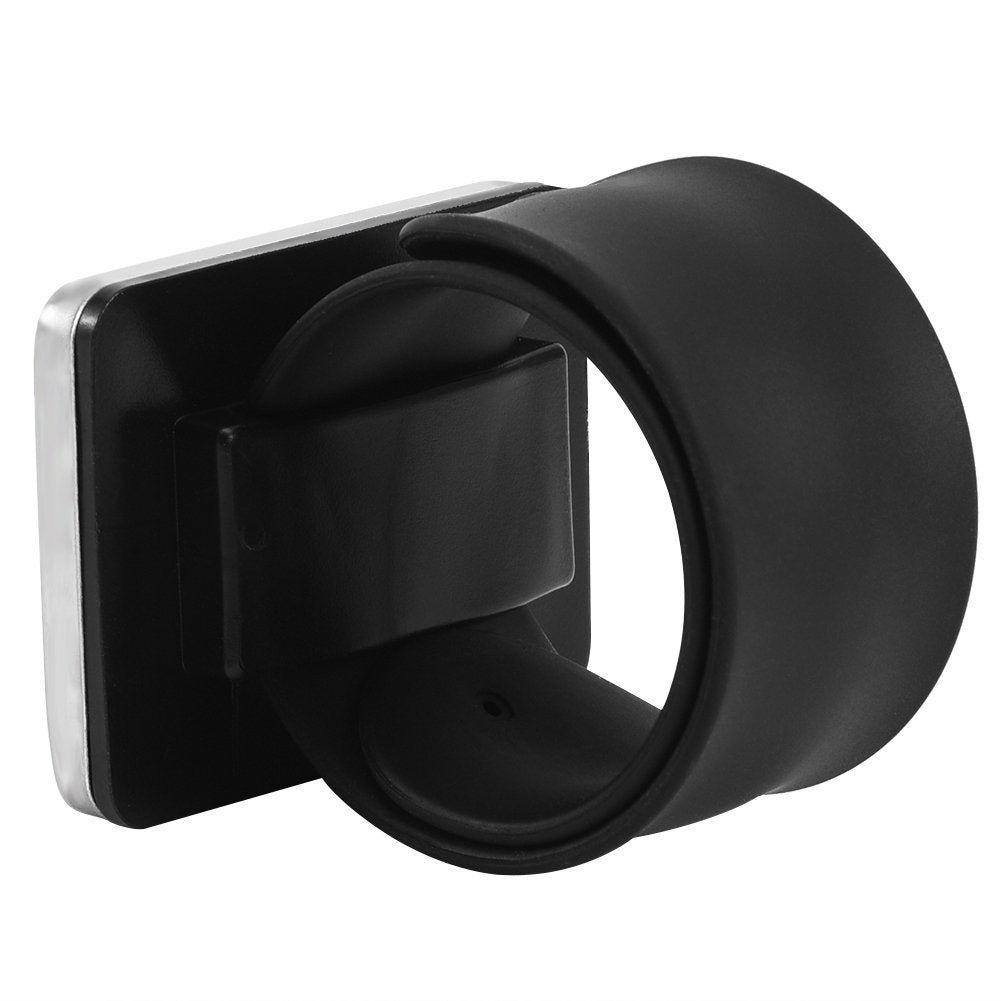 Magnetic Wrist Band, Adjustable Magnetic Wrist Band Hair Clip Collector for Hairdressing Professionals Hairdressing Accessory (Black)