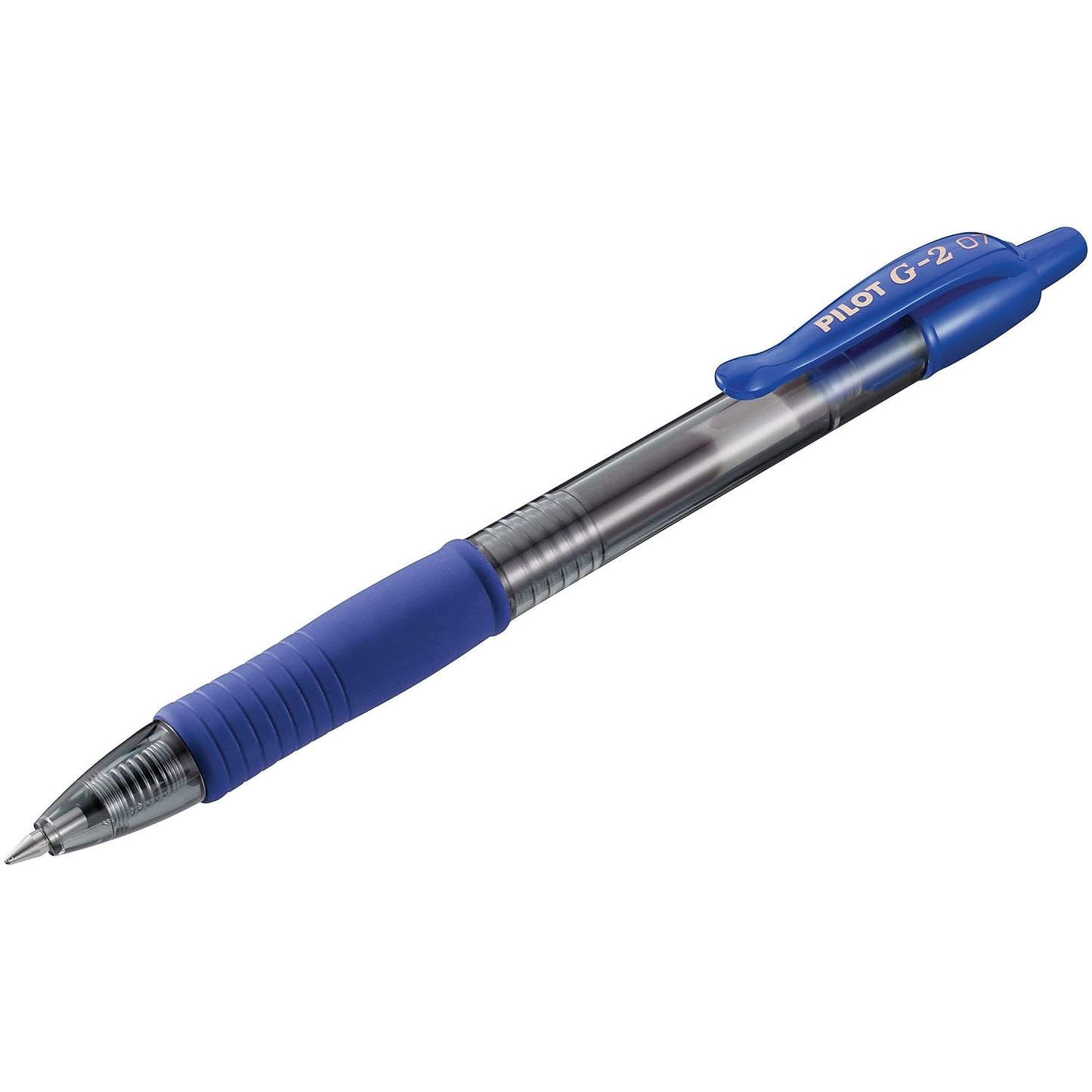 PILOT G2 Premium Refillable & Retractable Rolling Ball Gel Pens, Fine Point, Blue Ink, 12-Pack (31021)