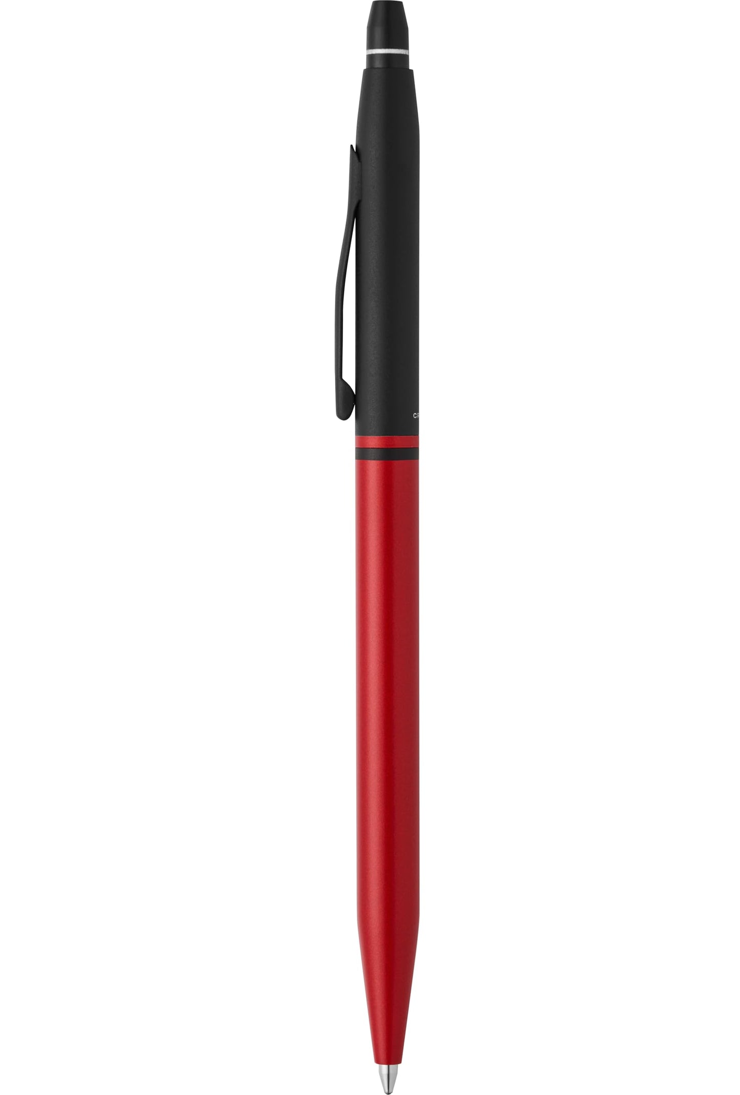 Cross Click Tuxedo Selectip Ballpoint Pen, Striking Satin Metallic Red with Black Contrasting Appointments, High-End Gift, Smooth Writing, Luxury Corporate Gift Box