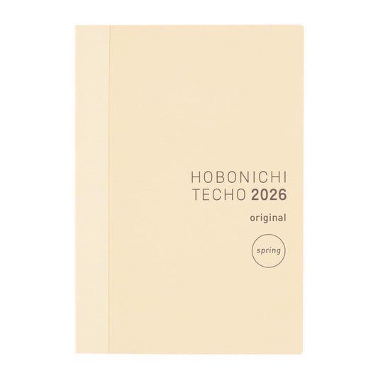 Hobonichi Techo 2026 Original Book – A6, Japanese, Daily, April Start, Monday Start, Planner