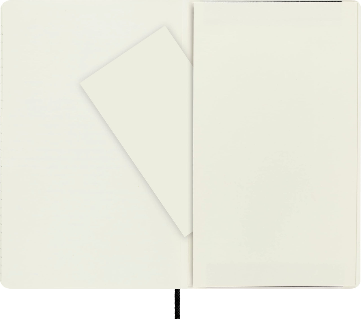 "Moleskine Classic Notebook, Soft Cover, Large (5"" x 825"") Ruled/Lined, Black, 192 pages" (S07162)