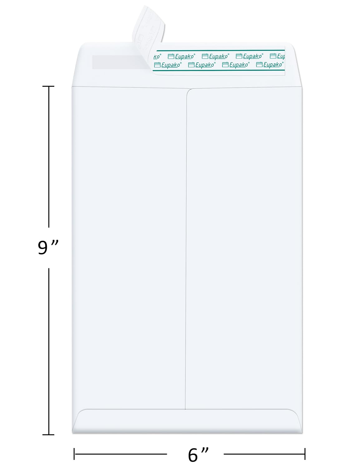 Eupako Catalog Envelopes 6x9 Small White Envelopes Self Seal 250 Pack for Mailing, Organizing, Storage
