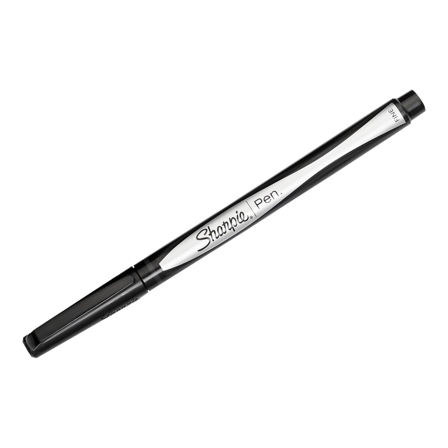 Sharpie Felt Tip Pens, Fine Point (0.4mm), Felt Tip Markers, Black, 12 Count - Journaling, Art, Drawing, Teacher, Back to School