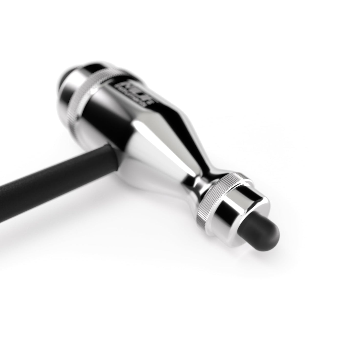 MDF Instruments, Tromner Neurological Reflex Hammer with Built-in Brush for Cutaneous and Superficial Responses - Light - HDP Handle - Durable, Professional-Grade - Black (MDF555P-11)