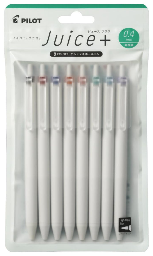 Pilot Gel Ballpoint Pen, Juice Plus, 0.4, Set of 8 Colors, LJL148C PILOT