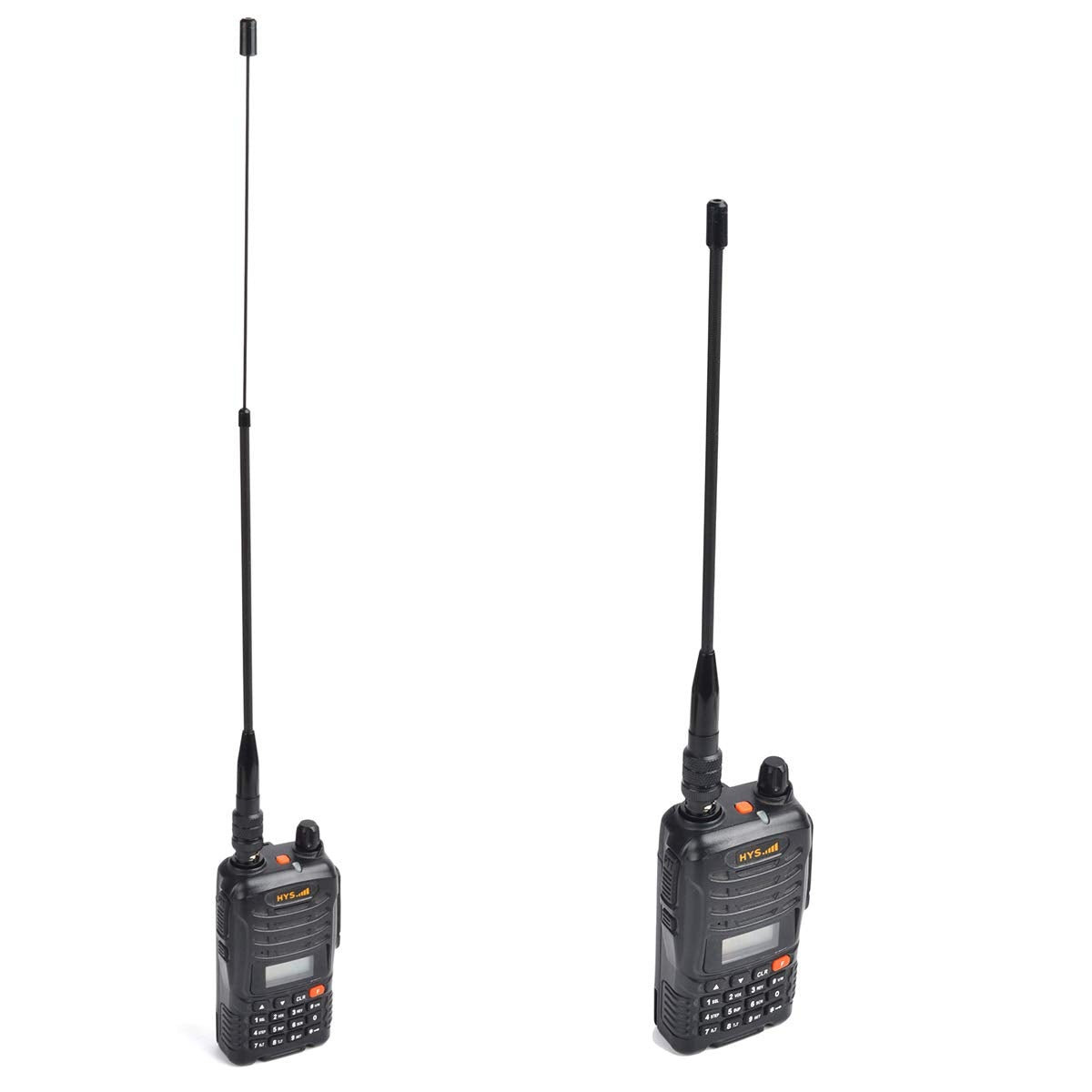 HYS Dual Band Telescopic/Rod Soft VHF/UHF BNC 2M/70CM Antenna