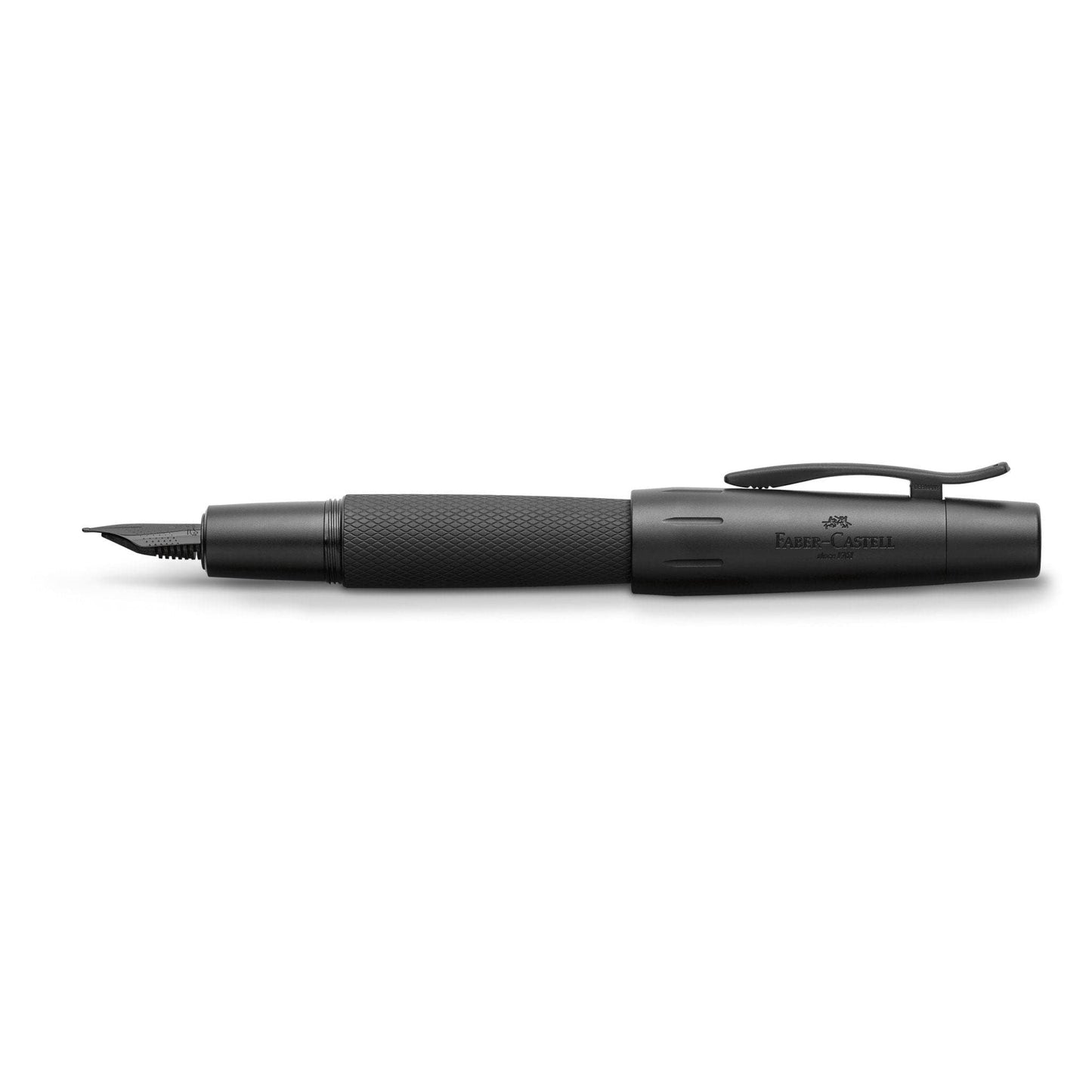 Faber-Castell e-motion Fountain Pen, Pure Black - Fine