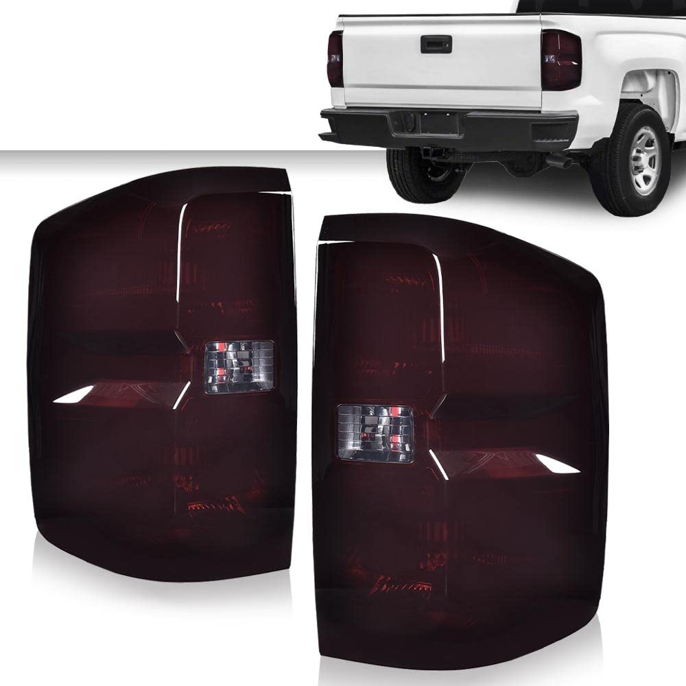 ANDPLAY Tail Lights Assembly Compatible With Chevy Silverado 1500 2016-2018/Silverado 1500 Limited 2019 Fit Chevy Silverado 2500