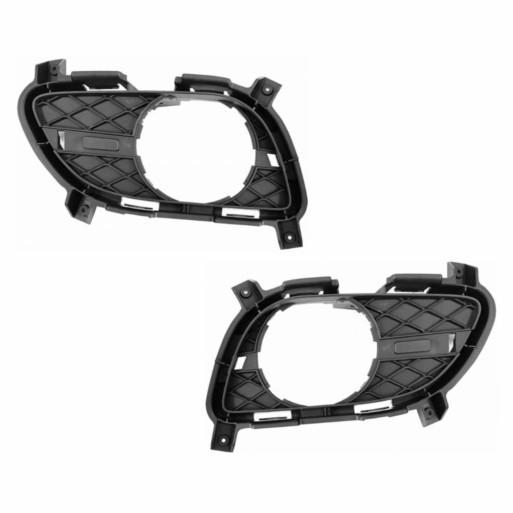 KarParts360 For Infiniti G37 2011 2012 2013 Fog Light Bezel Driver and Passenger Side | Pair | Front | 2-Door | Replacement For