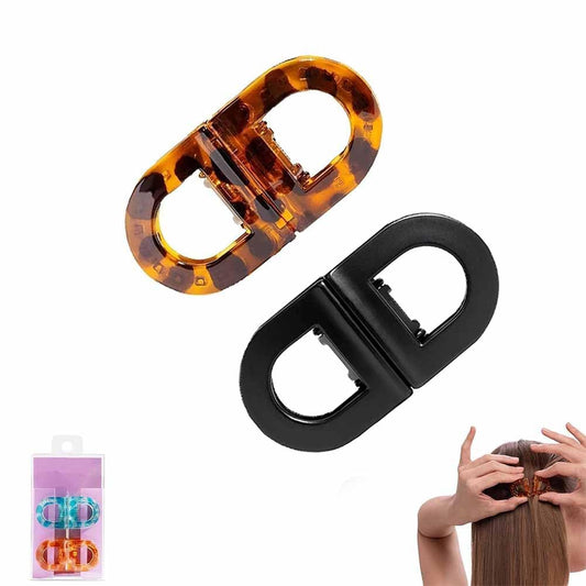 2 Pcs Magnetic Hair Clips, Strong Hold Magnetic Hair Styling Clips, Seamless 2-in-1 Design for Easy Everyday Hairstyles, Gentle on All Hair Types Strong Hold No Slip