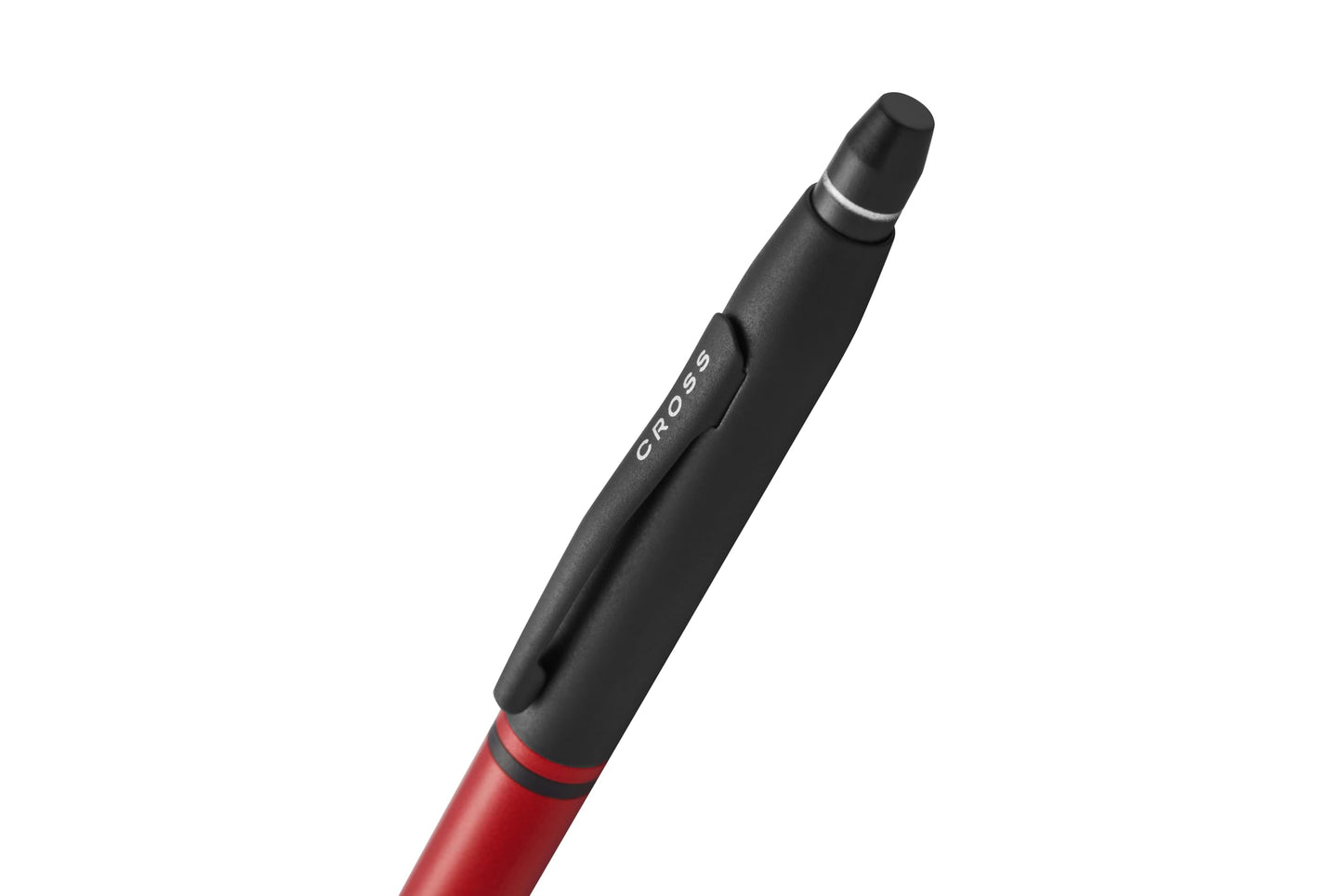 Cross Click Tuxedo Selectip Ballpoint Pen, Striking Satin Metallic Red with Black Contrasting Appointments, High-End Gift, Smooth Writing, Luxury Corporate Gift Box