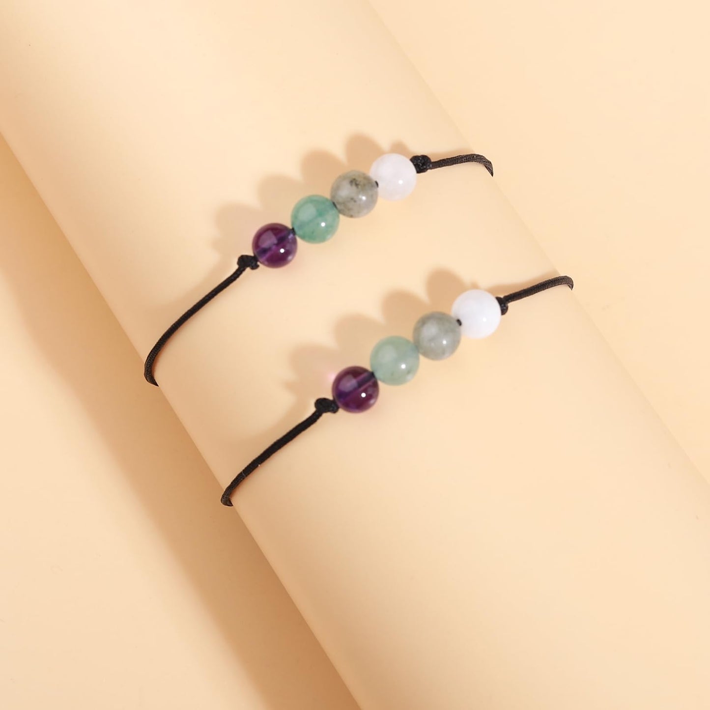 Korotho New Beginnings Gifts for Women, Divorce Gifts Christmas Crystal Bead Gift Inspirational Encouragement for Friends, Divorced Breakup Get Well Present for Women Spiritual Bracelets for Her