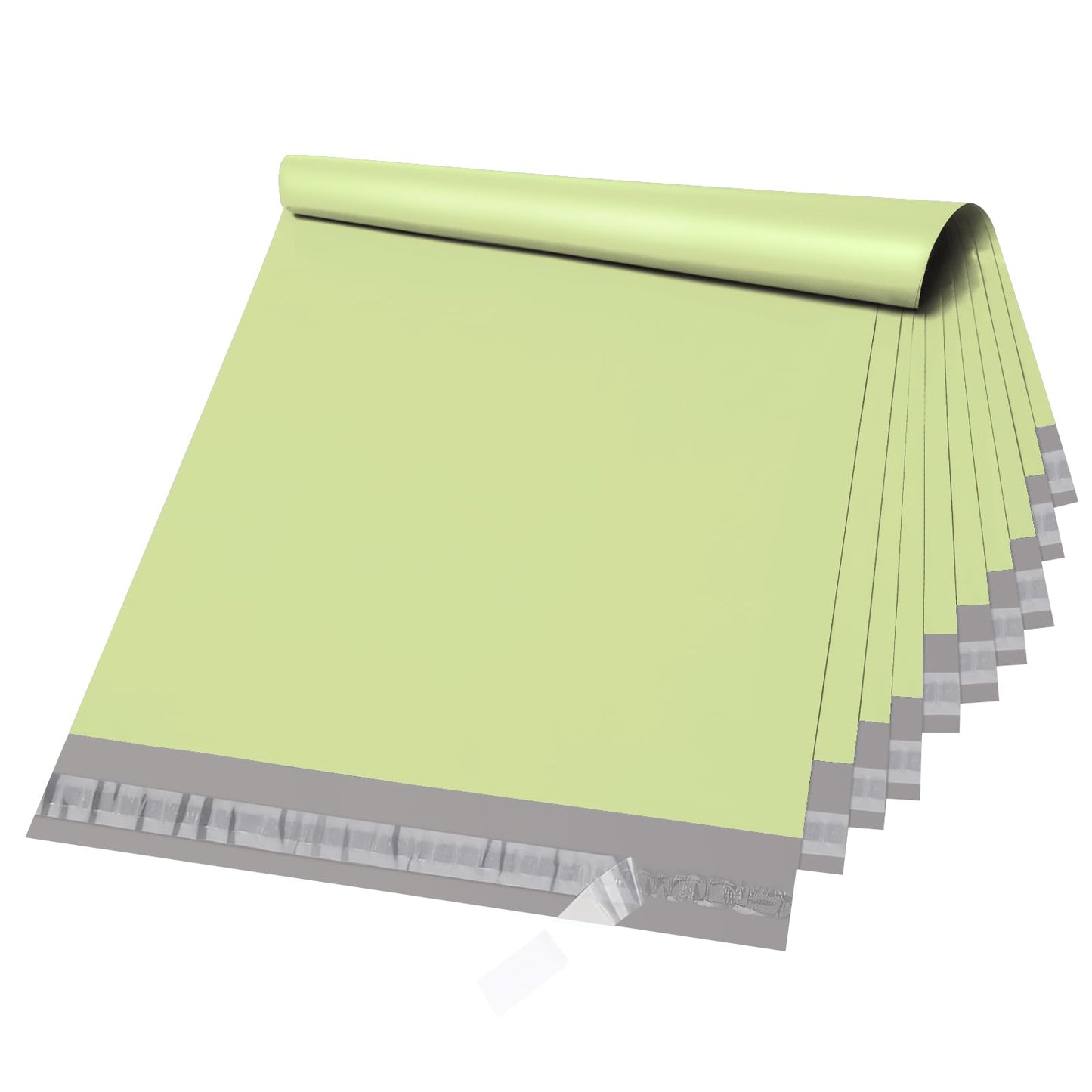 Metronic Poly Mailers 14.5X19 100PC, Strong Adhesive Shipping Bags for Clothing, Waterproof and Tear-Proof Shipping Envelopes, Packaging Bags Mailers Poly Bags, Avocado Green