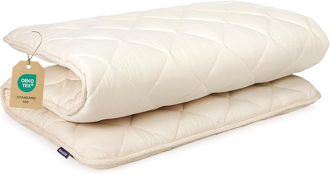 Aircliff Japanese Floor Futon Mattress Queen Size, Roll Up Tatami Mat, Sleeping Pad, Shikibuton, CertiPUR-US Certified Foam Floor Bed Mattress for Sleeping, Dormitory, Guest Bed, Designed in Japan