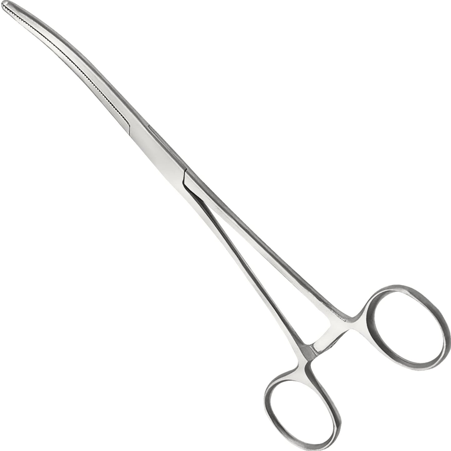 XTRM CRAFT Pean Hemostat Curved 14" Multipurpose Locking Tweezer Clamps Serrated, Stainless Steel, Hemostats for Nurses, Fishing Forceps, Crafts and Hobby