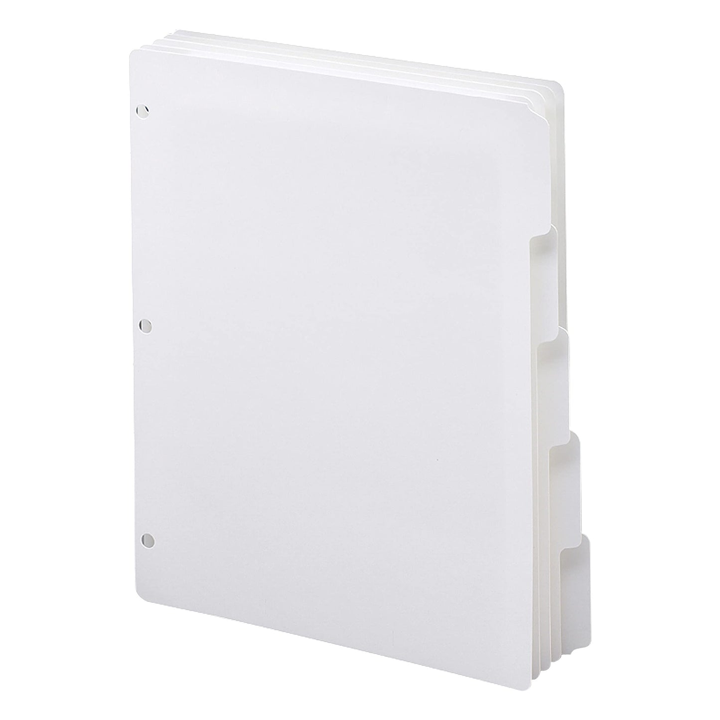 Smead 89415 Three-Ring Binder Index Divider 5-Tab White