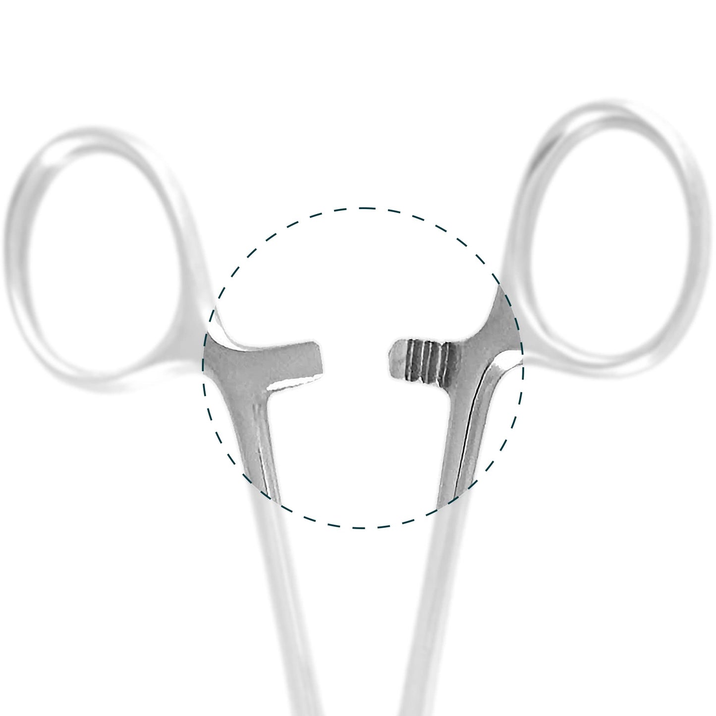 SURGICAL ONLINE Set of 2 Premium Quality 12" Rochester Pean Hemostat Forceps Straight & Curved Clamps Three Locking Positions - SurgicalOnline