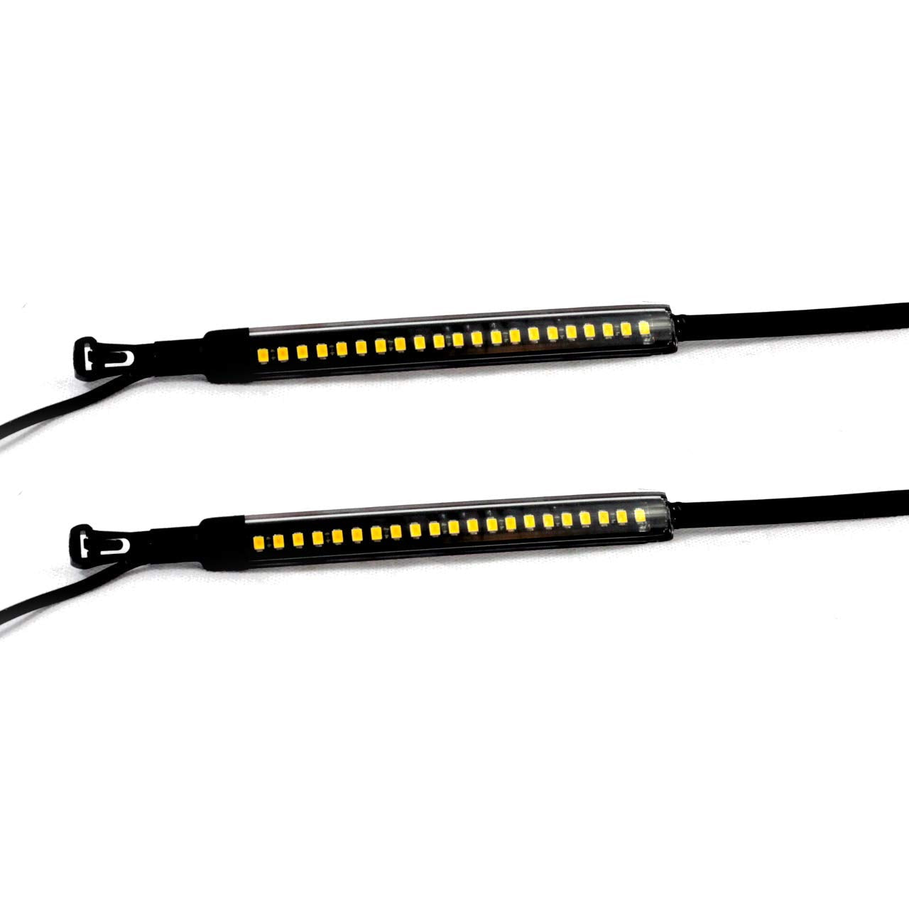 Eagle Lights Fork Turn Signals Wrap Around Turn Signals - Black