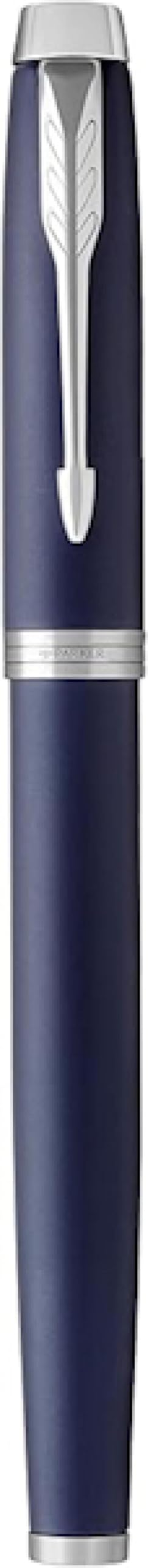 Parker IM Rollerball Pen, Matte Blue, Fine Point, Includes Black Ink Refill - Smooth Writing, Sleek, Polished, Professional, Desk Essentials