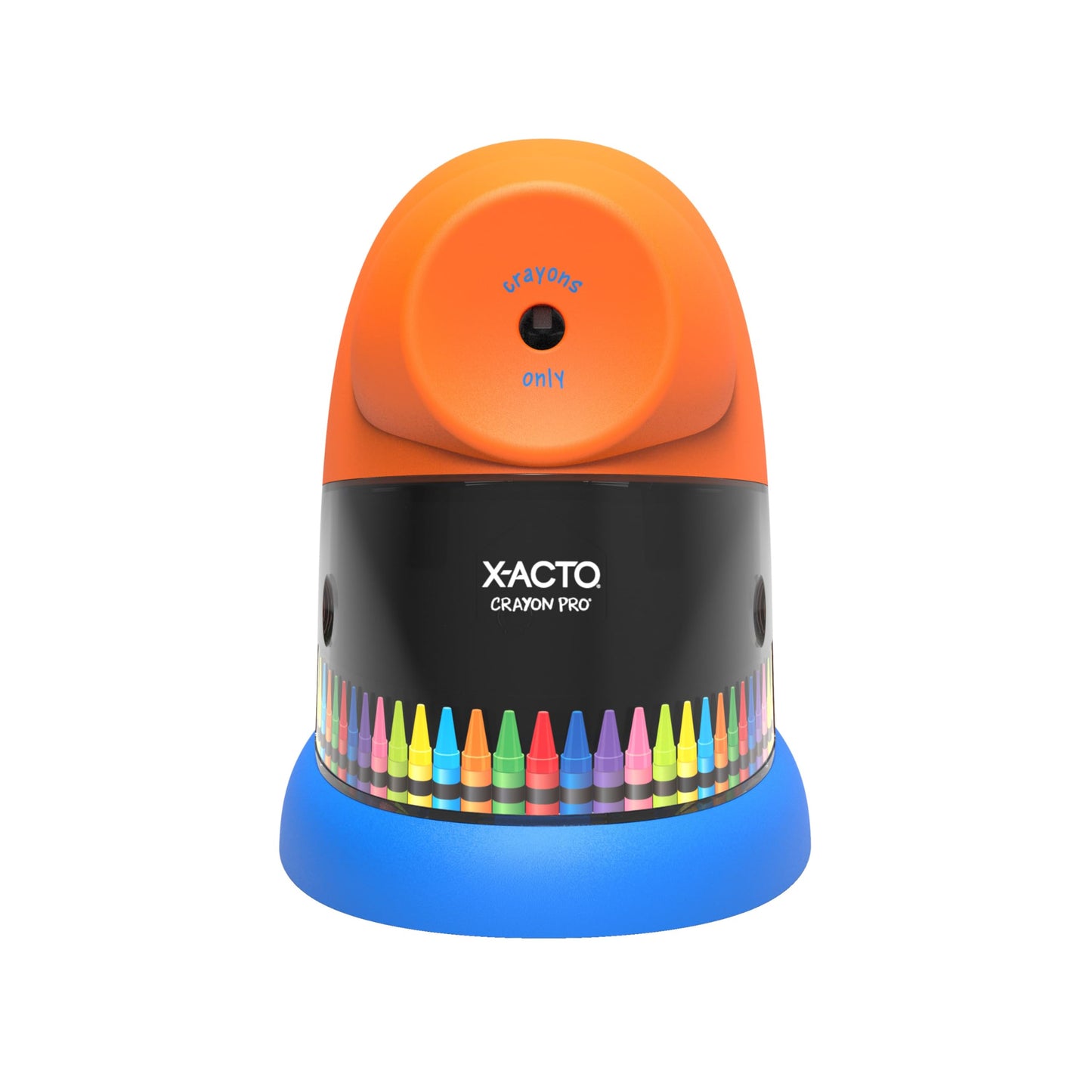 X-ACTO Crayon Pro Electric Sharpener, SafeStart Automatic Motor, 1 Count - Great for Home or School Classroom Use