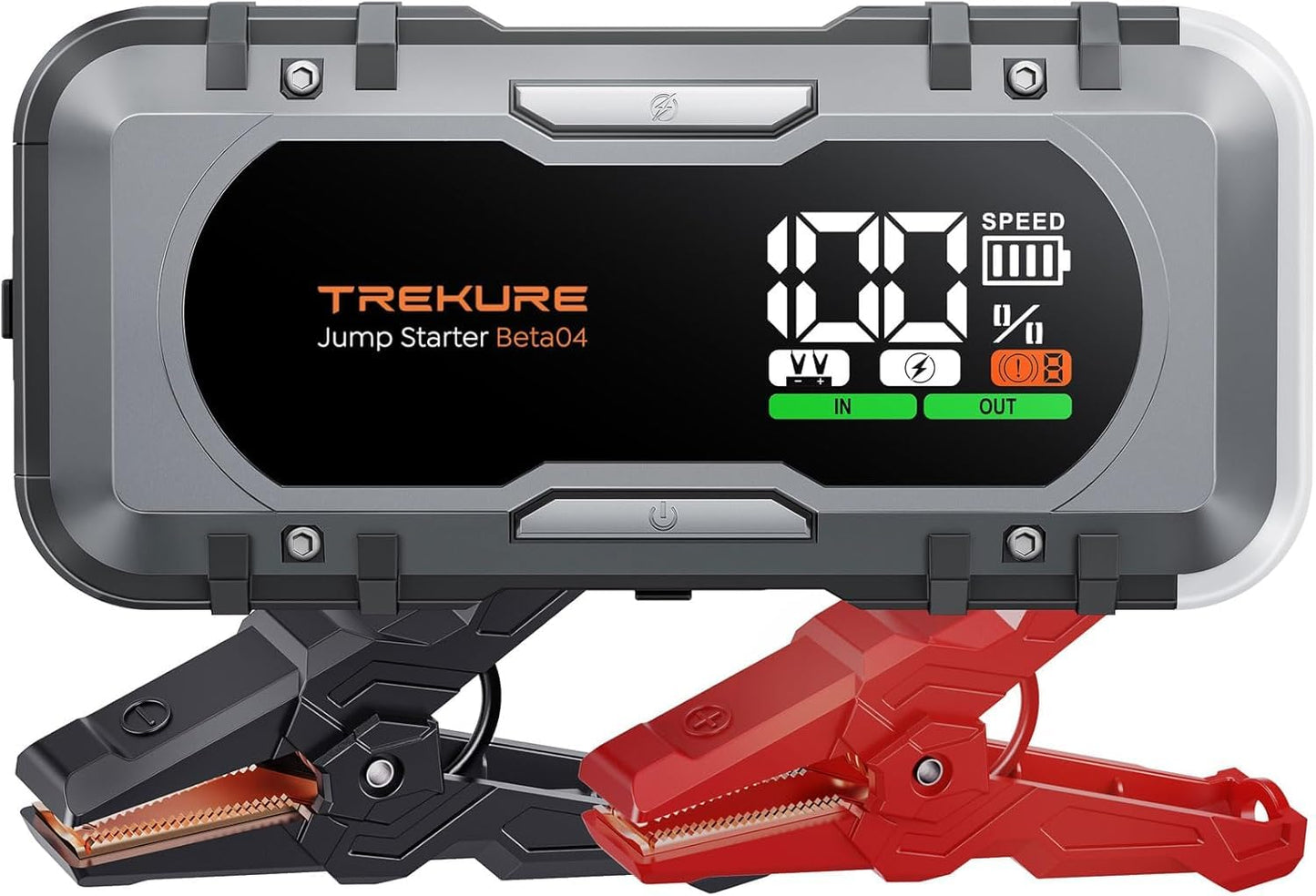 8000A Car Battery Jump Starter, Battery Jumper Starter Portable (All Gas/12L Diesel), 27000mAh 65W Charging Jump Box, Portable C