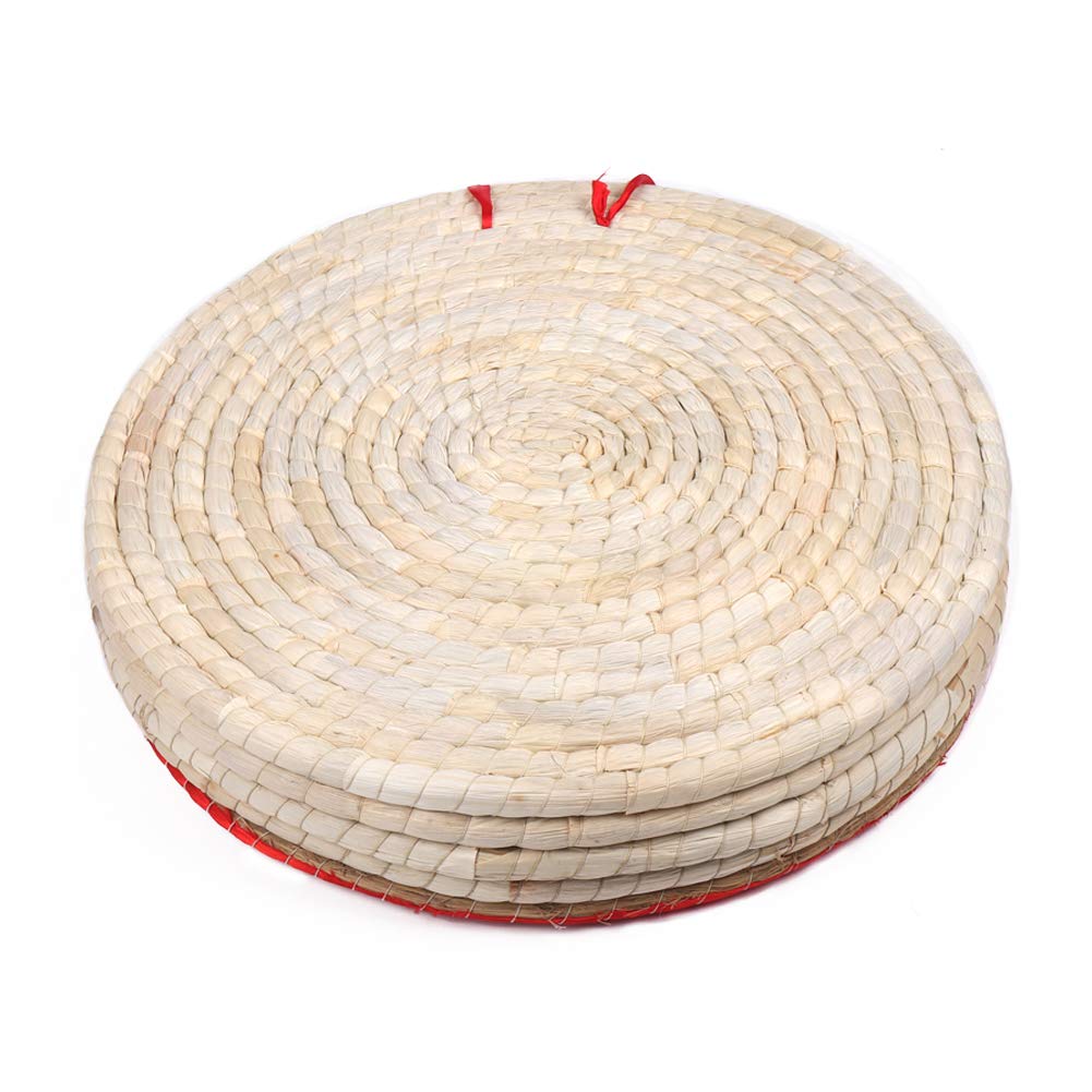 DOSTYLE Traditional Hand-Made Solid Straw Round Archery Target Shooting Bow Coloured Rope Target Face Five Layers for Recurve Bow Long Bow Compound Bows