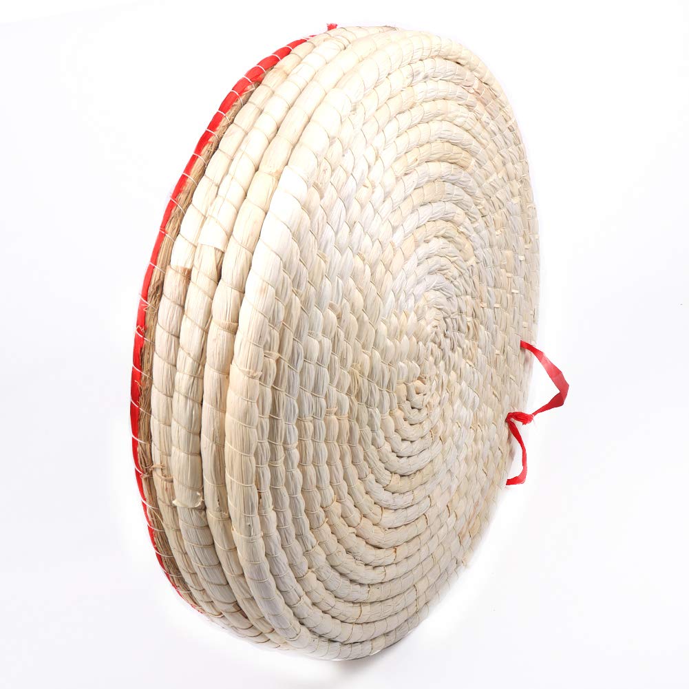 DOSTYLE Traditional Hand-Made Solid Straw Round Archery Target Shooting Bow Coloured Rope Target Face Five Layers for Recurve Bow Long Bow Compound Bows