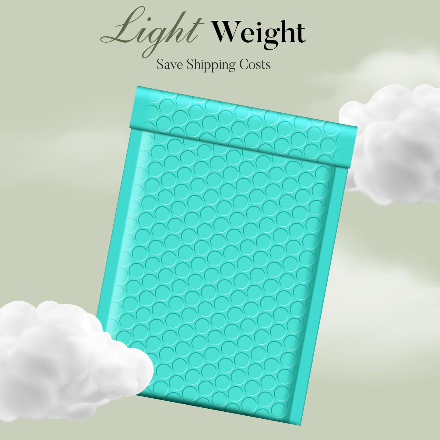 METRONIC Small Bubble Mailers 4x8 200 Pack Teal Bubble Mailer Usable Size 4x7 Self Seal Waterproof Padded Envelopes for Small Business Packaging Sports Cards