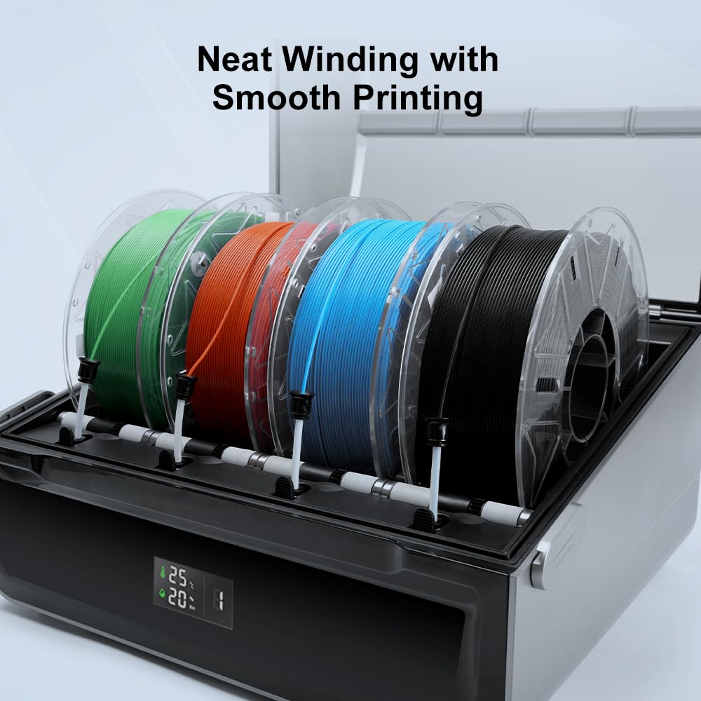 Creality Hyper PLA Filament 1.75mm, RFID 3D Printer Filament for High Speed 30-600mm/s, PLA Filament Support CFS, Fits for K2 Plus Combo and Most 3D Printers 1kg(2.2lbs)/Spool