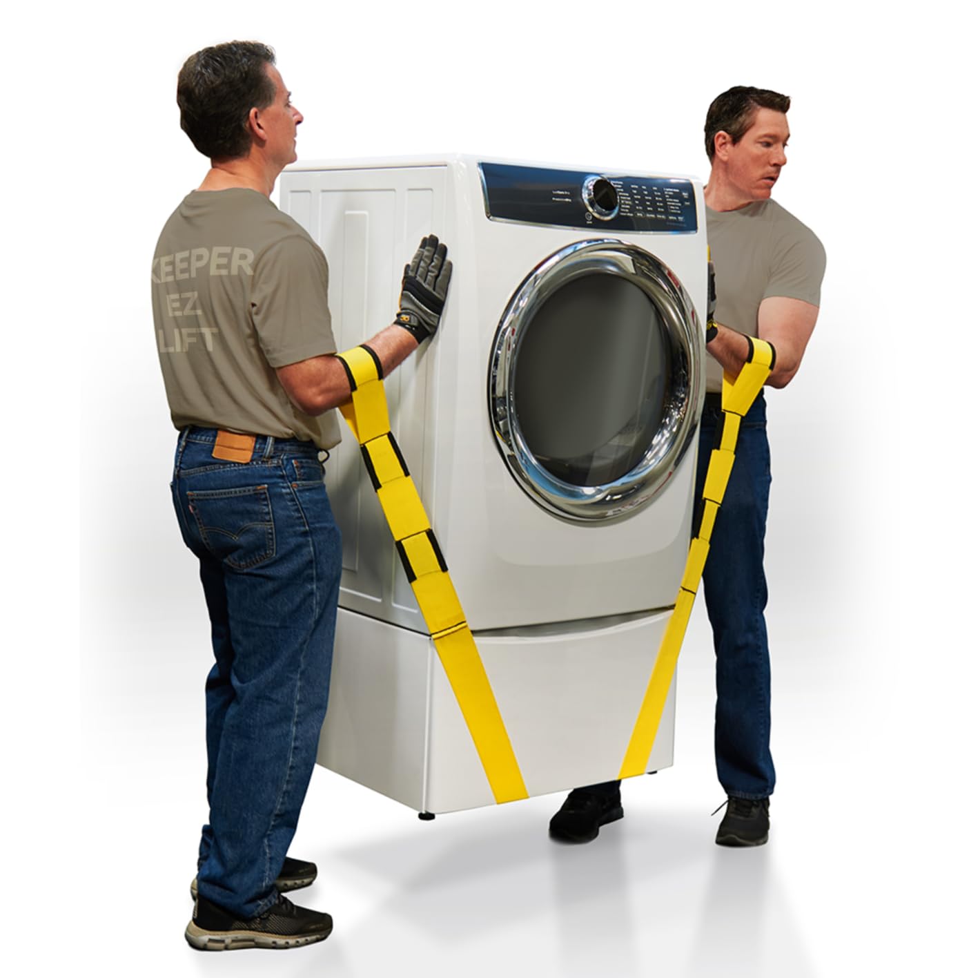 KEEPER Two Person Adjustable Lifting and Moving Straps with 800 lbs WLL, Ergonomic Design, for Safe, Scratch-Free Moving
