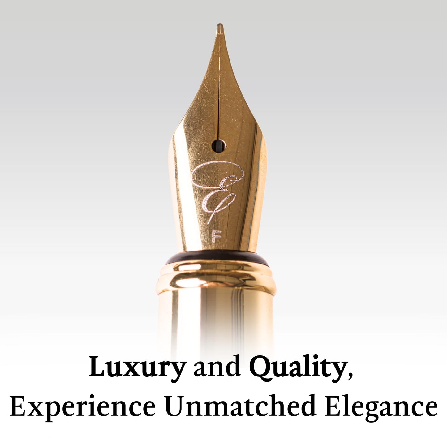 Ellington Pens Luxury Wood Fountain Pen Set – Medium Nib - Includes 6 Ink Cartridges, Wooden Pen Gift Box, Ink Converter - Wood Pen For Writing, Calligraphy, Journaling, Drawing (Maple Harmony)