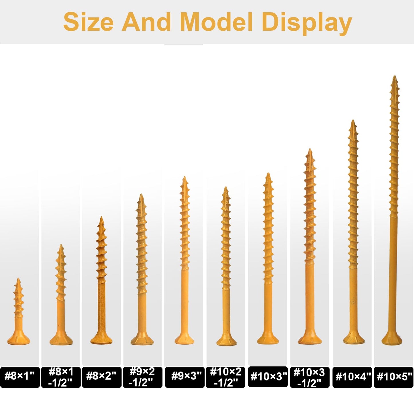 Fmjdnls Deck Screws 3 Inch, Wood Screws #9×3, 200 Pcs, Tan Rust Resistant Epoxy Coated, Outdoor Decking Screws, Torx/Star Drive Head Deck Screw, T25 Star Bit Included, for Timber, Fence
