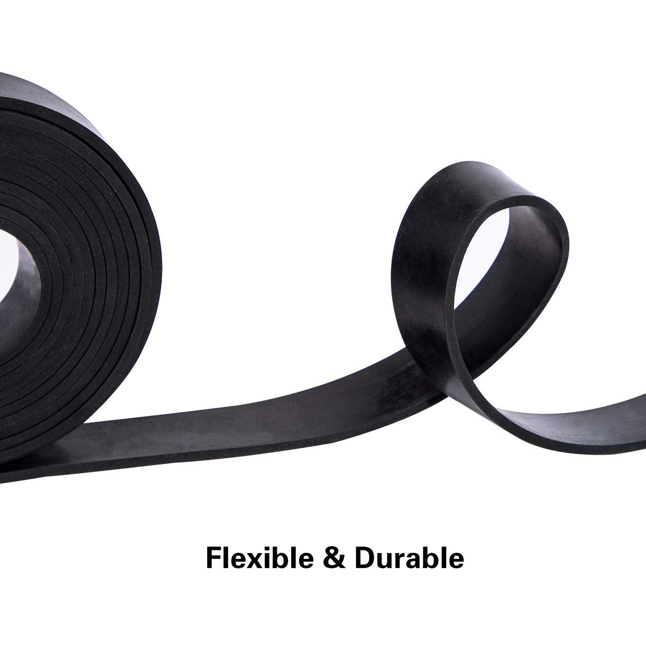 TORRAMI Solid Neoprene Rubber Strips Roll 1/16 (.062) inch Thick X 2 inch Wide X 20 Feet, for DIY Weather Stripping, Gasket, Seal