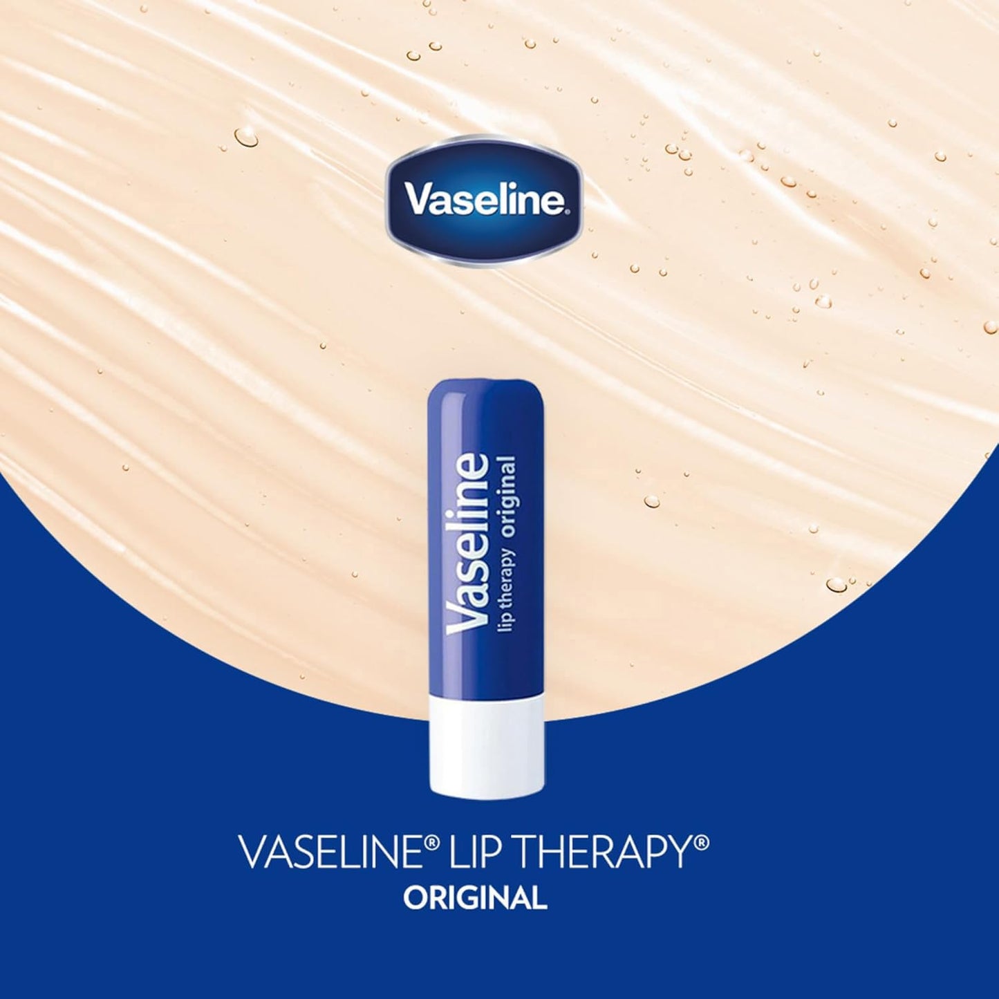 Vaseline Original Healing Jelly 2-Pack – Skin Protectant with 100% White Petrolatum + Original Lip Therapy for Soft, Smooth Lips