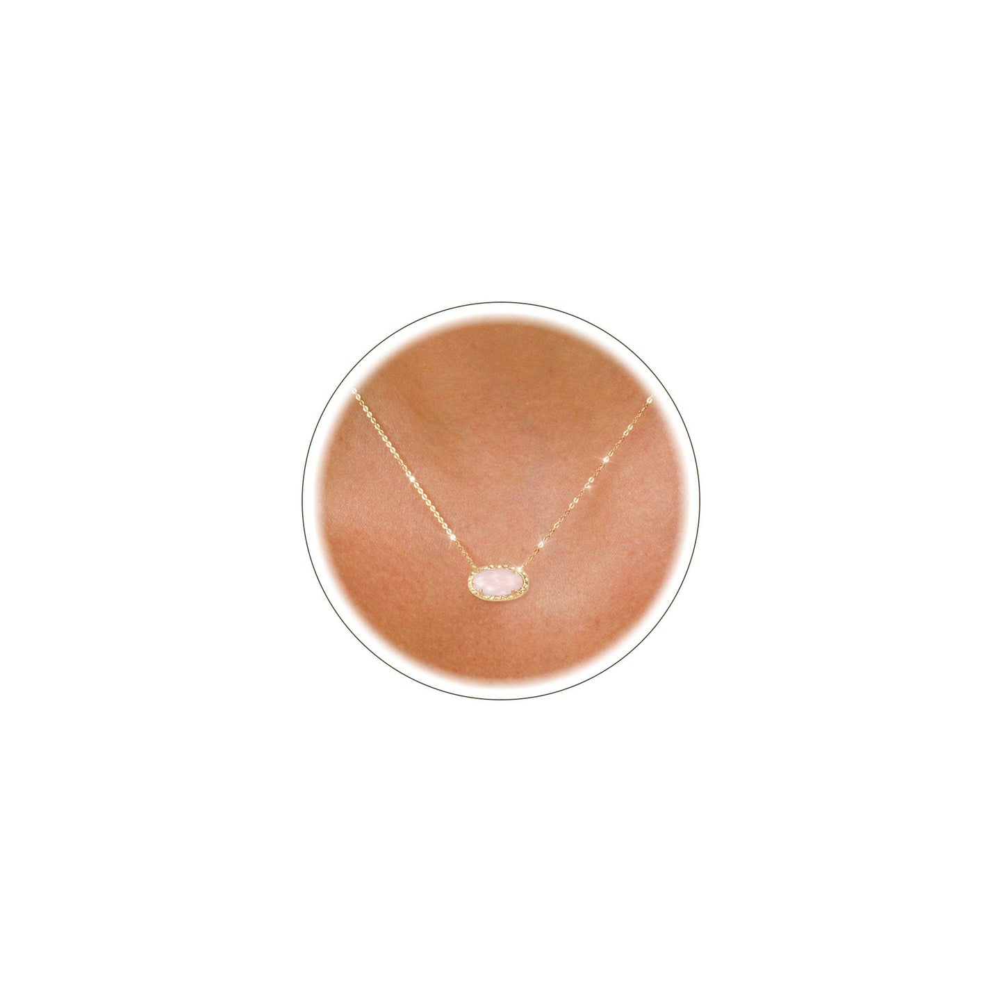 TLY Gold Necklace for Women 14k Gold Plated Dainty Gemstone Pendant Necklace Red Rose Quartz Black Emerald Green Blue Prom Choker Necklace Birthday Wedding Bridesmaid Necklace Mothers Day Jewelry gifts