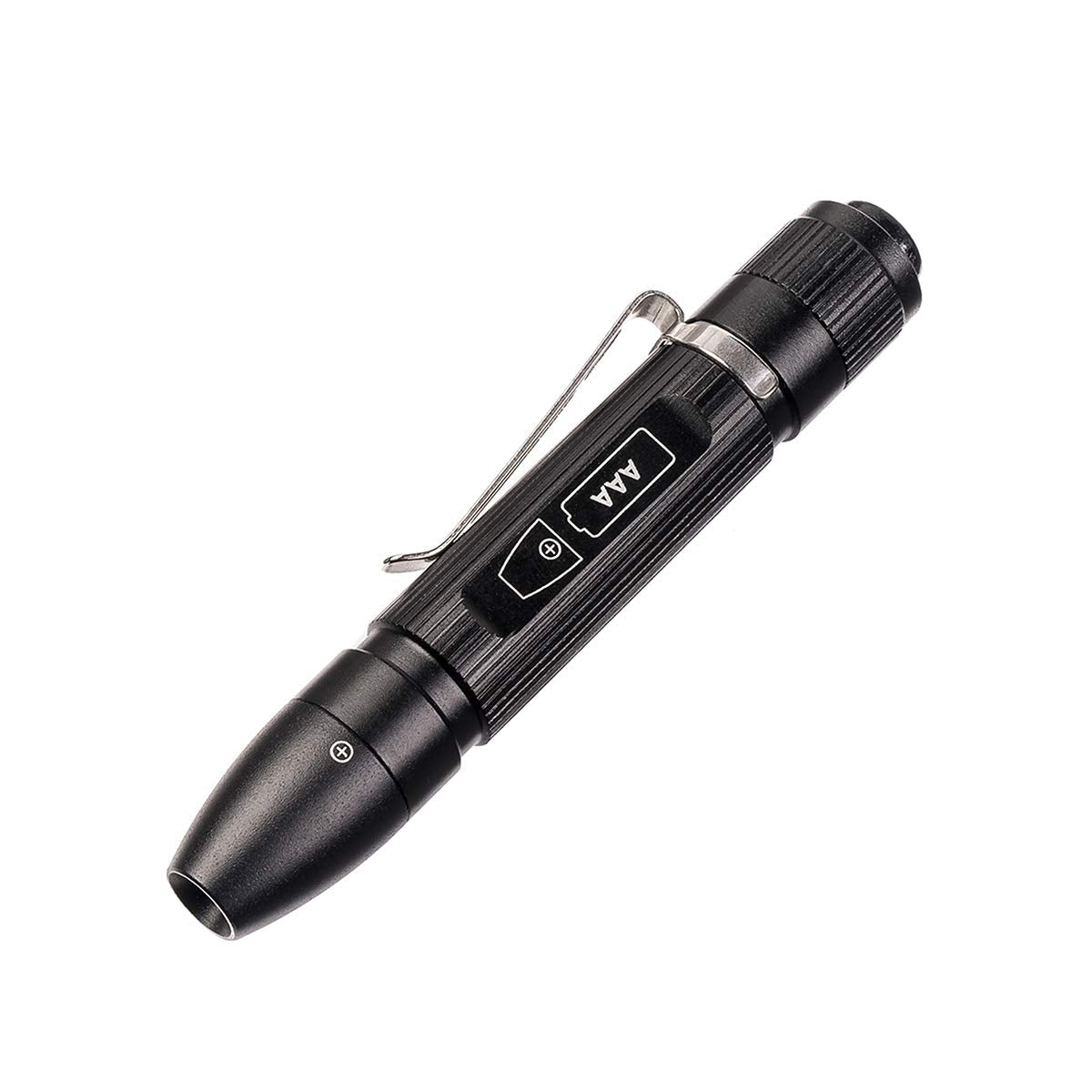 Weltool M6-Mini LED Cap Flashlight Ultra-Compact, 3000K Warm White EDC Pocket Light with Clip No-Glare Even Beam- High Color Rendering of 85% - Perfect Pen Light - for Inspection Reading by AAA Cell