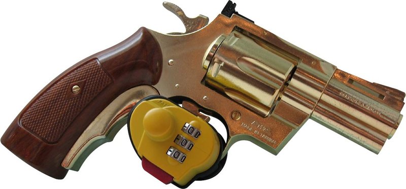 Bosvision 3-Digit Combination Trigger Gun Lock for Pistols, Rifles and shortguns…