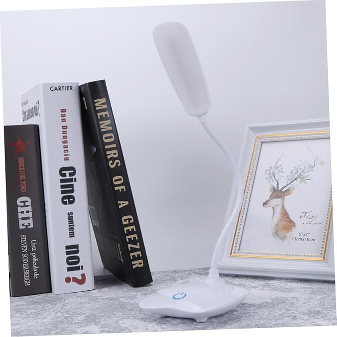 Led Reading Lamp with 3 Modes Touch Control Eye Protection Table Lamp for Kids Dimmable Desk for Study Night Light and Ambient Lighting 13.77X3.93X3.93In