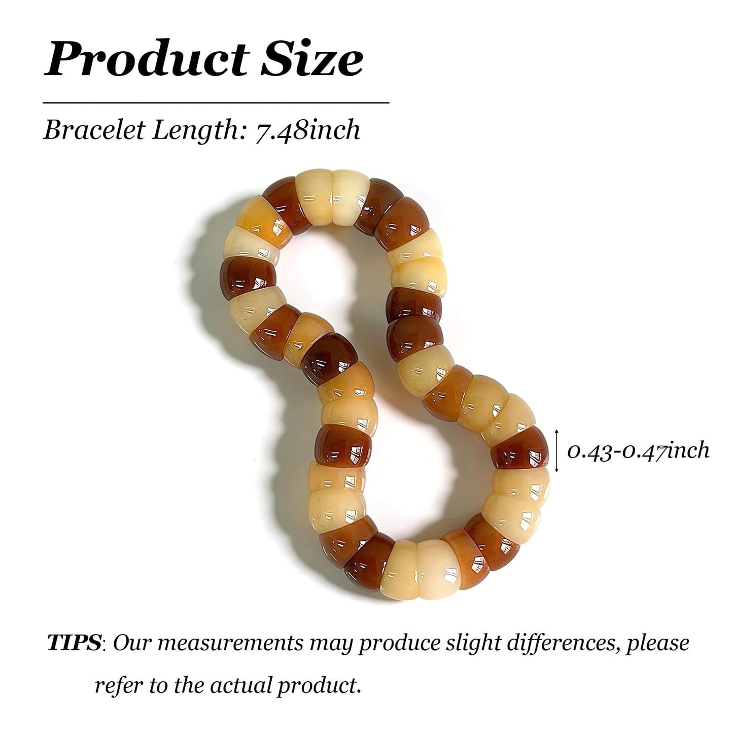 Embtrem Fidget Bracelet Bodhi Seed Bracelets Anxiety Fidget Bracelets Protection Healing Stretch Alleviate Anxiety Stress Protection Healing Bodhi Jewelry Gifts for Women Men