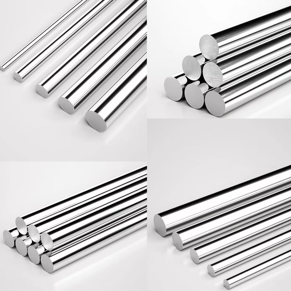 16 inches Long 5/8"(16mm) Diameter 304 Stainless Steel Solid Round Rod for，Metal Solid Shaft Rods，for DIY Craft & Metal Working - 1pcs