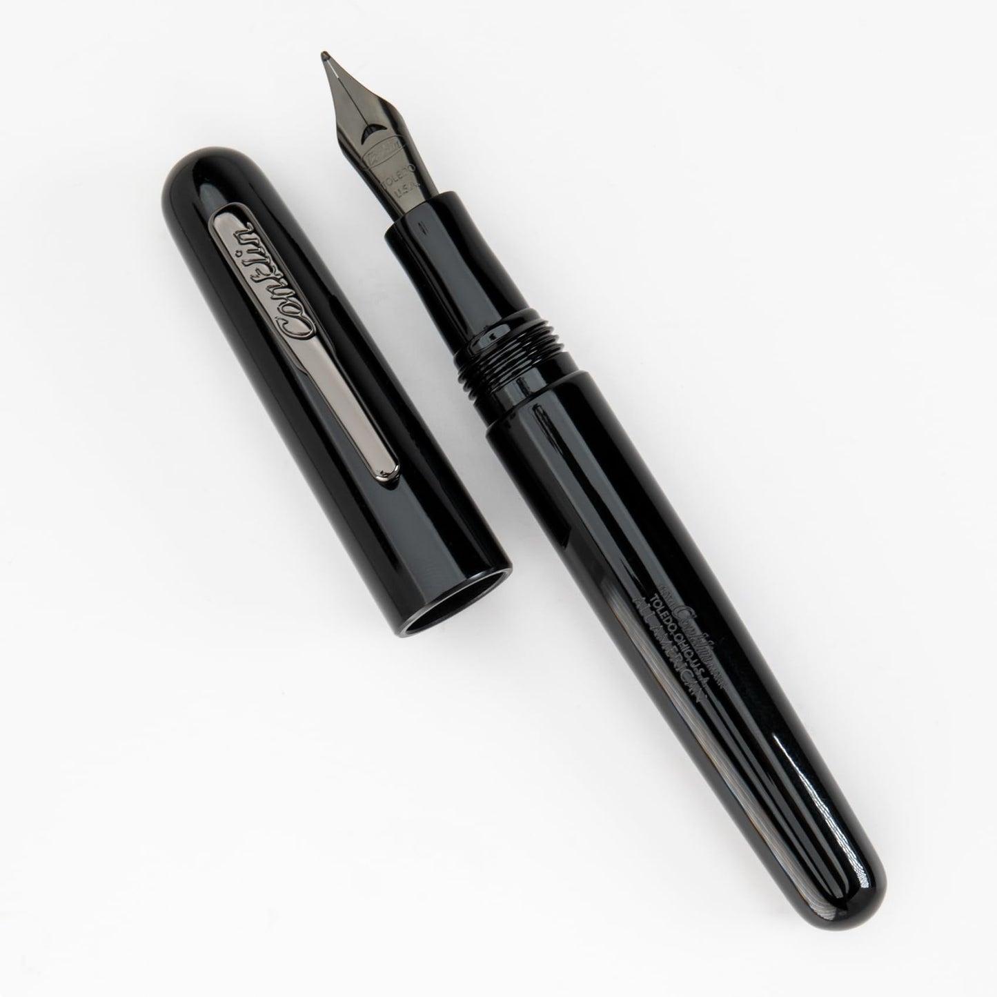Conklin All American Fountain Pen in Black – Medium Nib, Timeless Design & Premium Craftsmanship – Ideal Gift for Professionals & Collectors