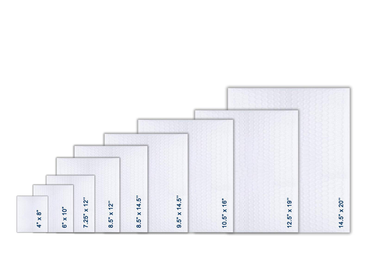 9.5x14.5 inches Poly Bubble Mailer Self Seal Shipping Envelopes 2.5 Mil 100 Pack