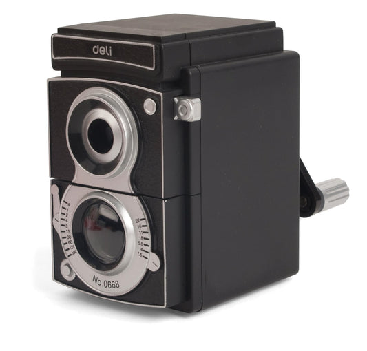 Kikkerland Camera Pencil Sharpener, Black (SC12)