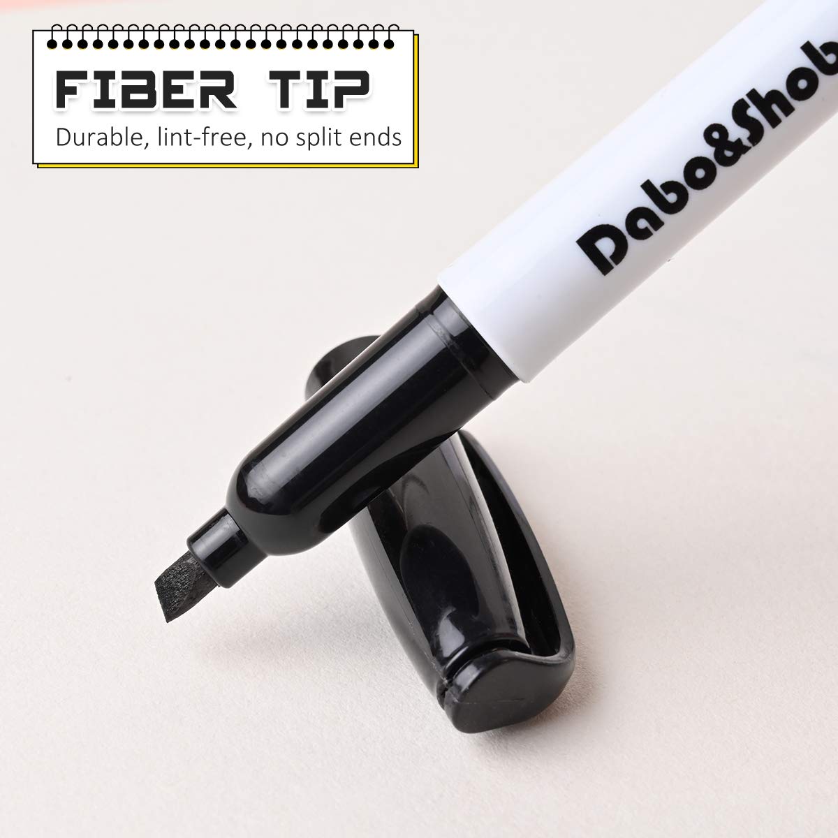 Dabo&Shobo Dry Erase Markers, （80 Count, Black,Chisel Tip）-White Board Markers/Pens ，Very Suitable for Writing on The School、 Office 、Home Dry Erase whiteboard Mirror Glass…