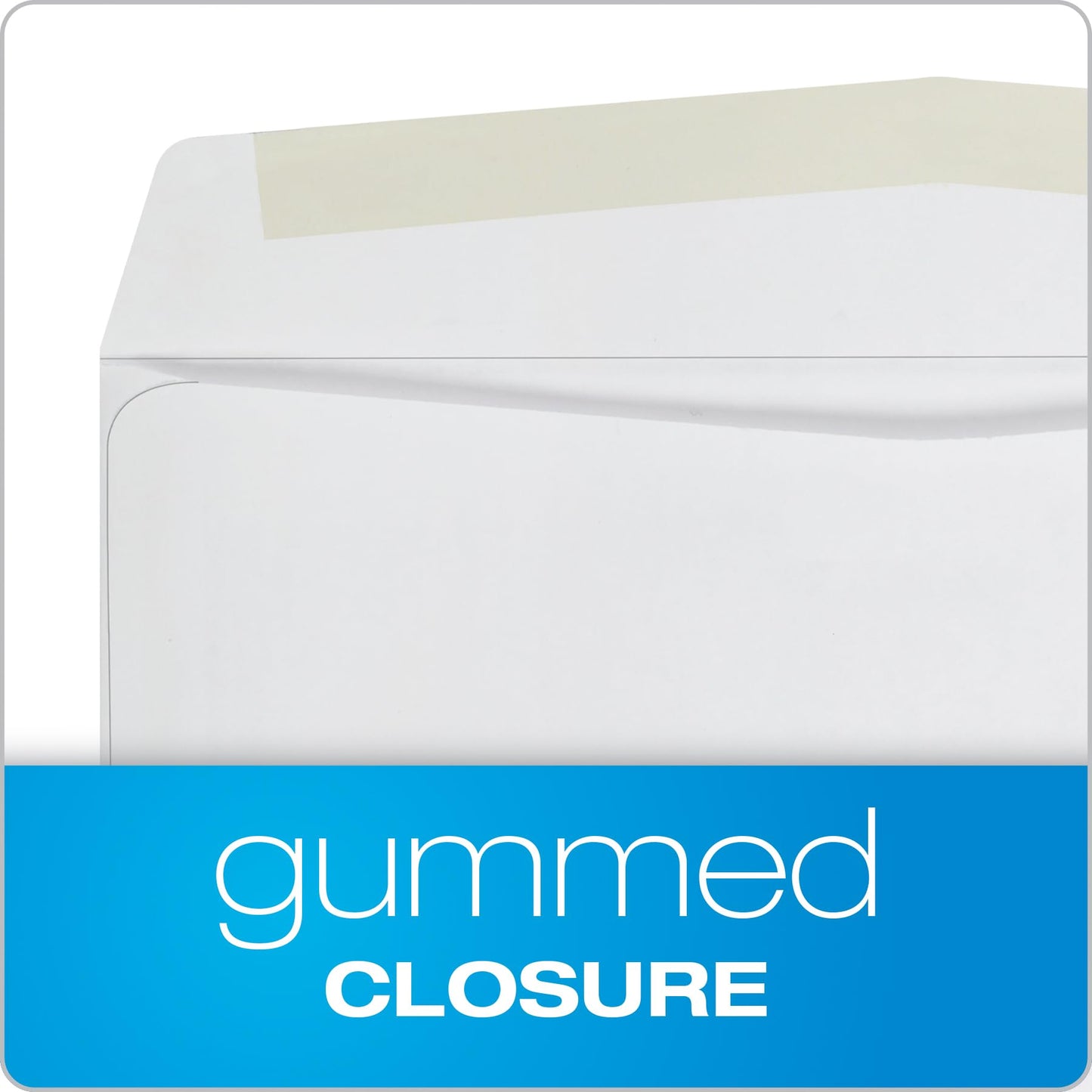 Quality Park #10 Envelopes, Letter Size White Mailing Envelopes, 4-1/8x9-1/2 Inch, No Window Business Envelopes, Gummed Closure, 500/Box (QUA90020)