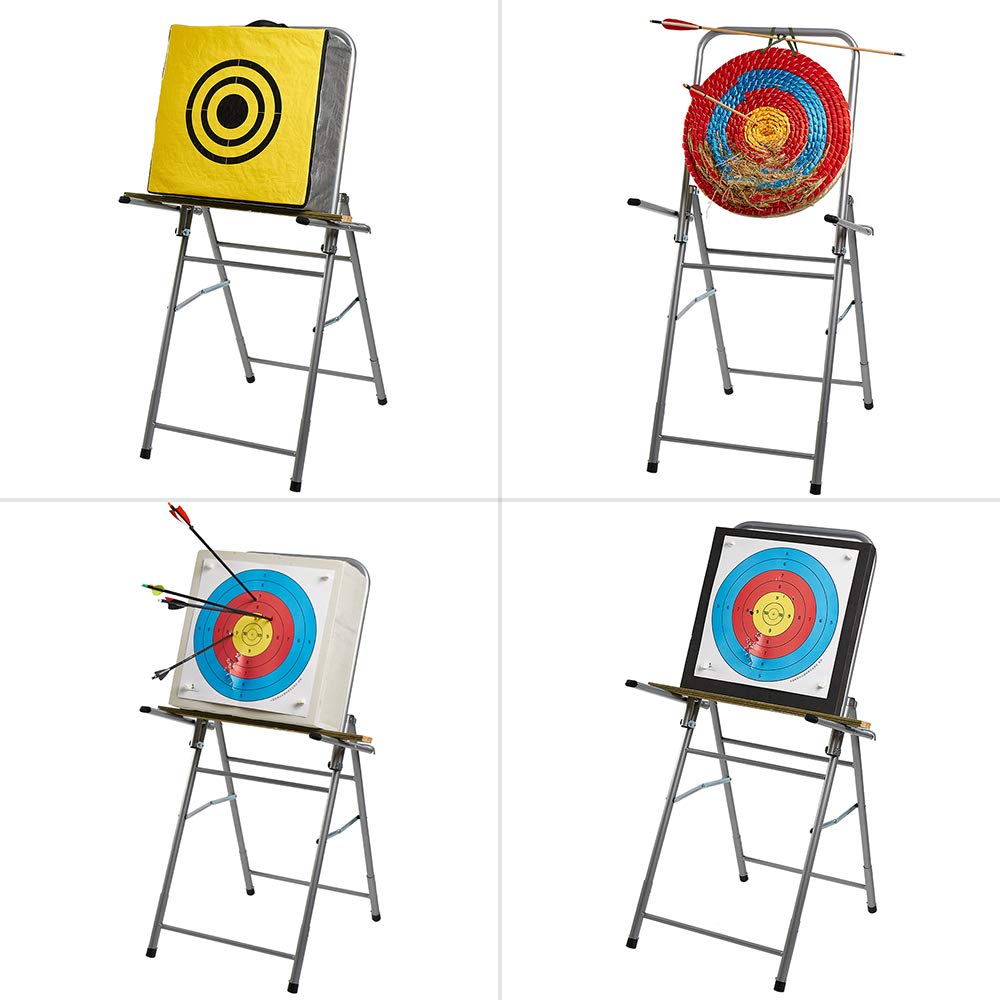 TOPARCHERY Archery Target Stand for Bag Targets EVA Foam Targets Adjustable Portable Target Stand for Outdoor Practices Multi-application Archery Backstop