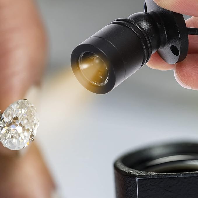 Uonlytech USB Powered Small Led Spotlight for Jewelry Showcase Under Cabinet Lighting Indoor Mini Adjustable Angle Display Lamp