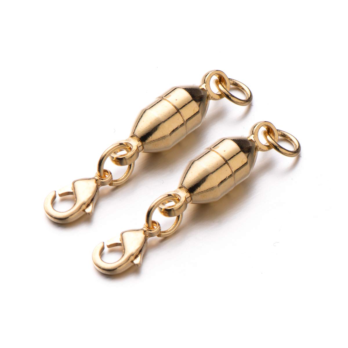 Zpsolution 6mm Magnetic Jewelry Clasps Lobster Clasp Oval Shape for Necklace Bracelet 8 pcs