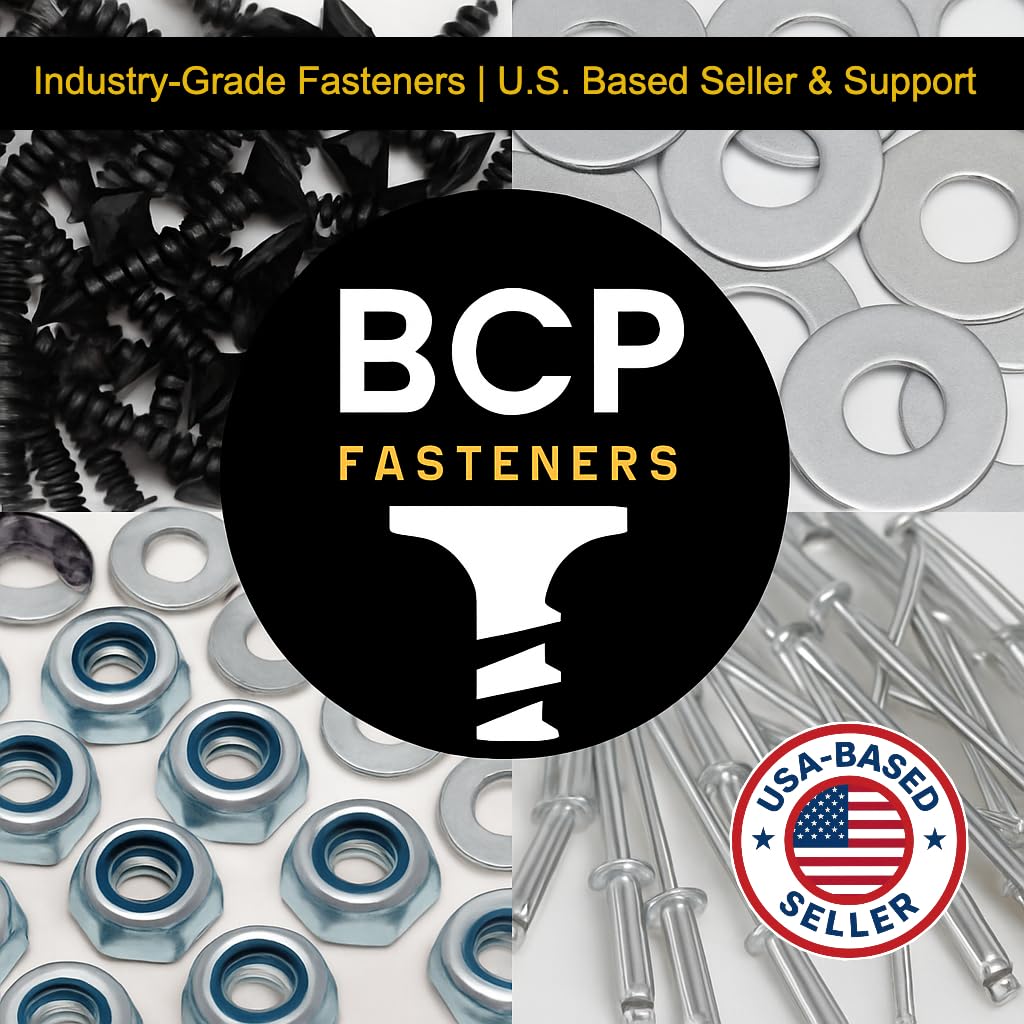 BCP Fasteners #8 x 3/4", 500 Qty Phillips Small Black Modified Truss Head Screws, Deep Thread Sharp Point, Carbon Steel Black Phosphate Coated Self-Tapping Screws for Wood & Metal (BCP1108)